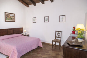 camera matrimoniale dell'agriturismo Pozzo di Mazza di Siracusa