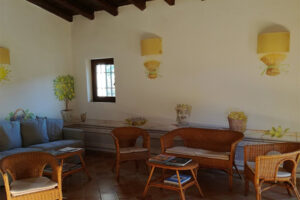 sala comune dell'agriturismo Pozzo di Mazza di Siracusa