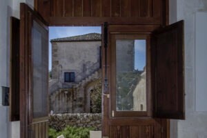 vista dalla finestra della camera dell'agriturismo Pozzo di Mazza di Siracusa